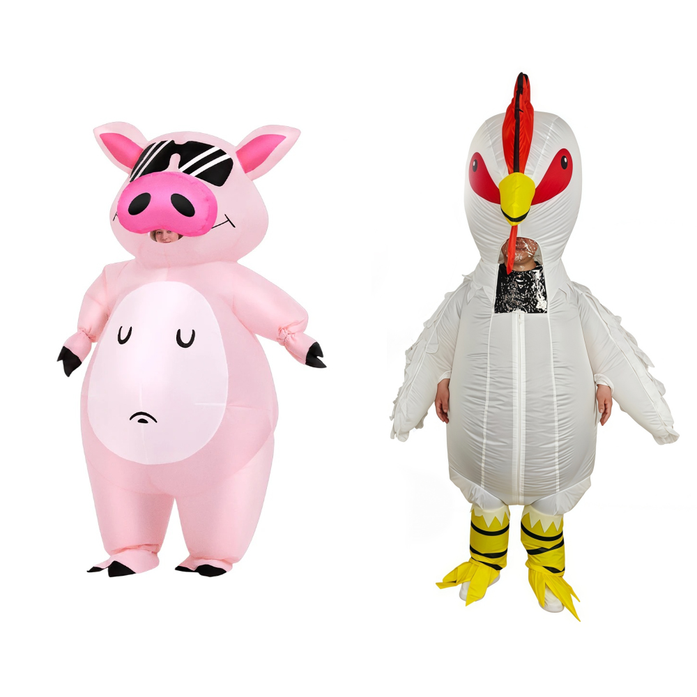 Cartoon Animal Piglet Inflatab - đánh giá và giá Halloween Costume Adult