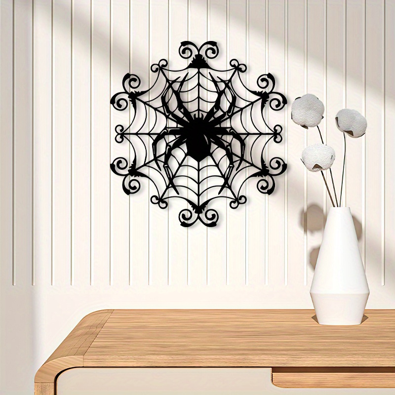 1Vintage Spider Web Metal Wall - đánh giá và giá Spider Web Halloween Decoration