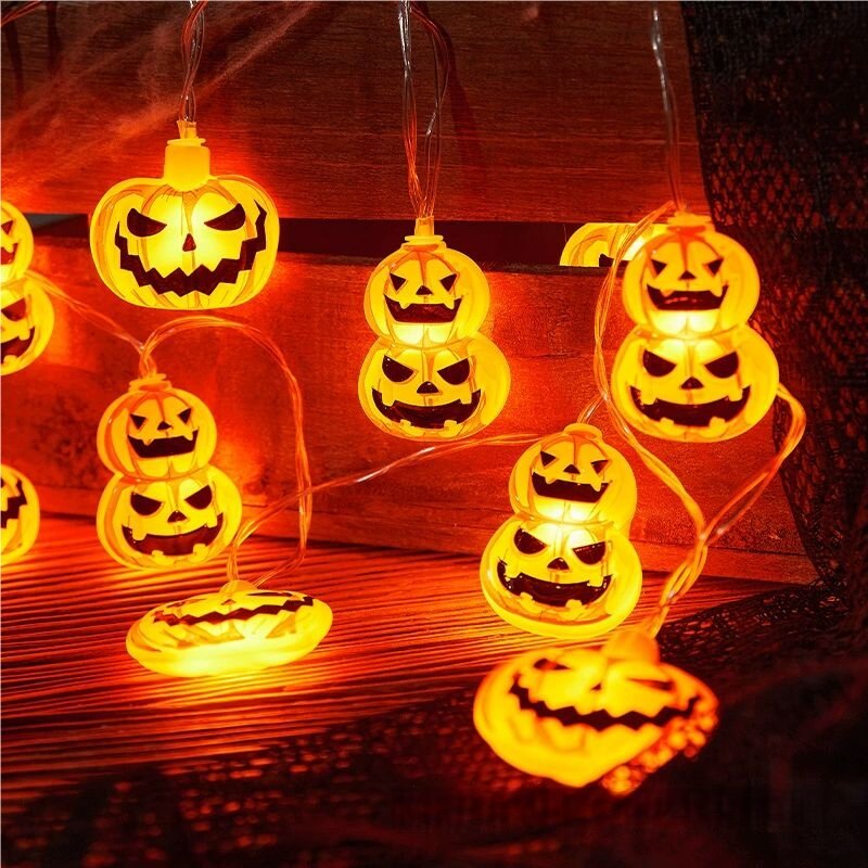 Halloween 10/20LED String Ligh - đánh giá và giá Halloween Led String Lights Orange