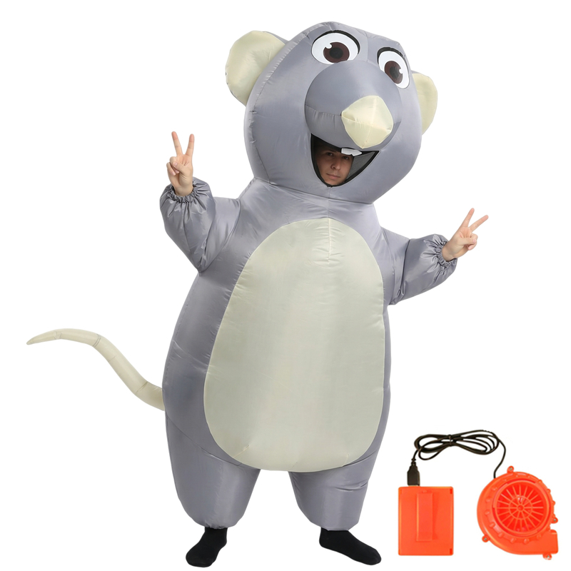 Adult Kids Inflatable Gray Mou - đánh giá và giá Halloween Costume Kids