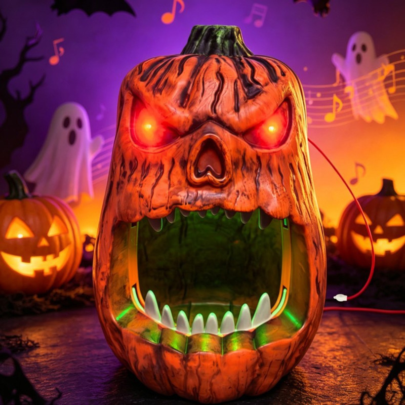 Halloween LED Lighted Pumpkin  - đánh giá và giá Halloween Pumpkin Decor Led