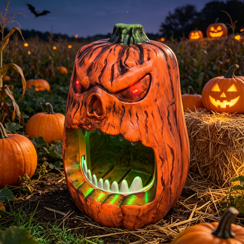 Halloween LED Lighted Pumpkin  - đánh giá và giá Halloween Pumpkin Decor Led