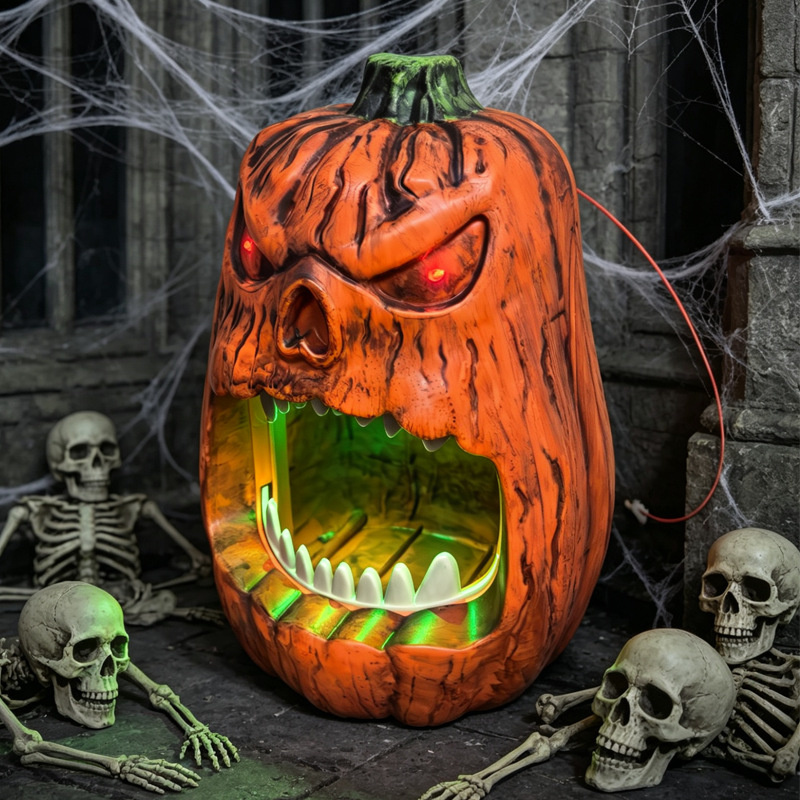 Halloween LED Lighted Pumpkin  - đánh giá và giá Halloween Pumpkin Decor Led