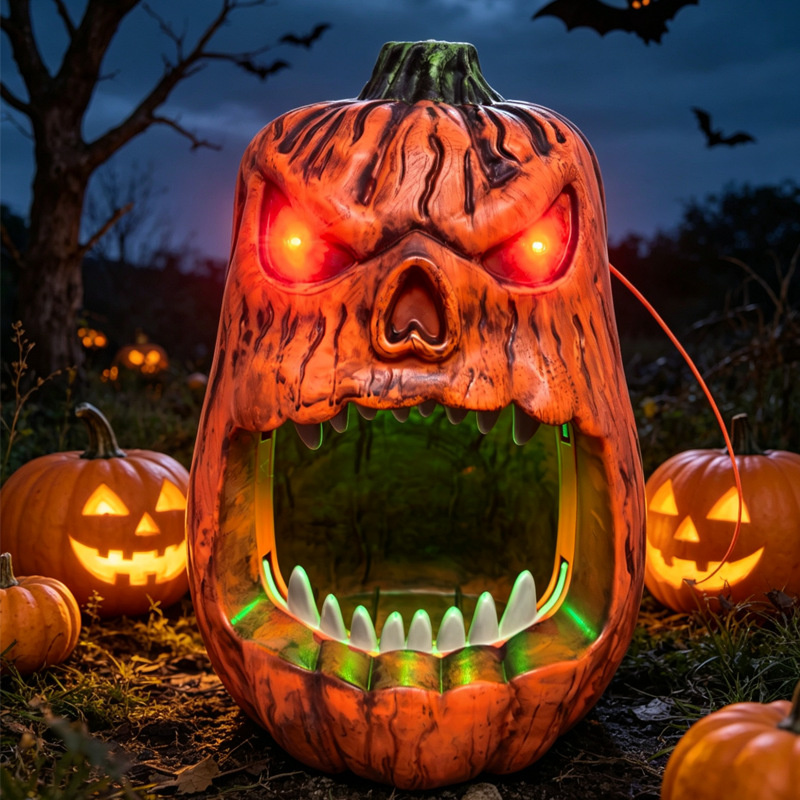 Halloween LED Lighted Pumpkin  - đánh giá và giá Halloween Pumpkin Decor Led