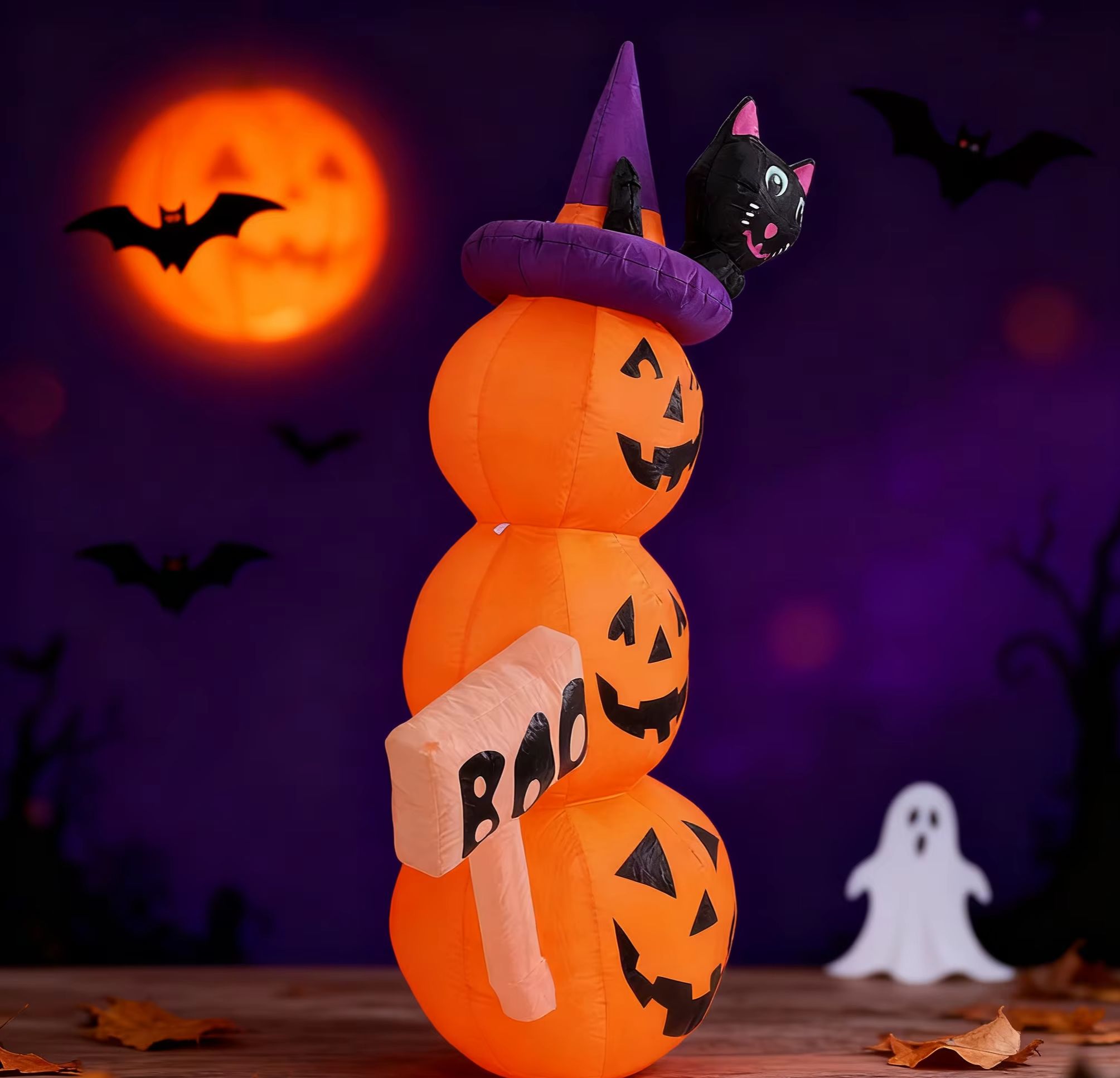 5.2ft / 1.6m Halloween Inflata - đánh giá và giá Halloween Pumpkin Decor Led