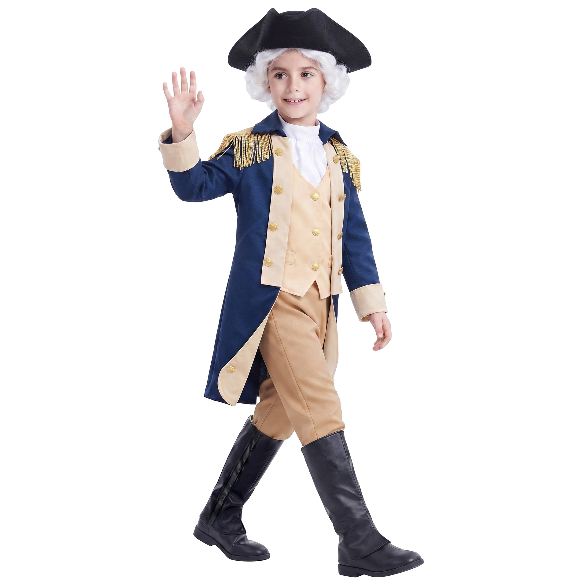 Kids Colonial George Washingto - đánh giá và giá Halloween Costume Kids