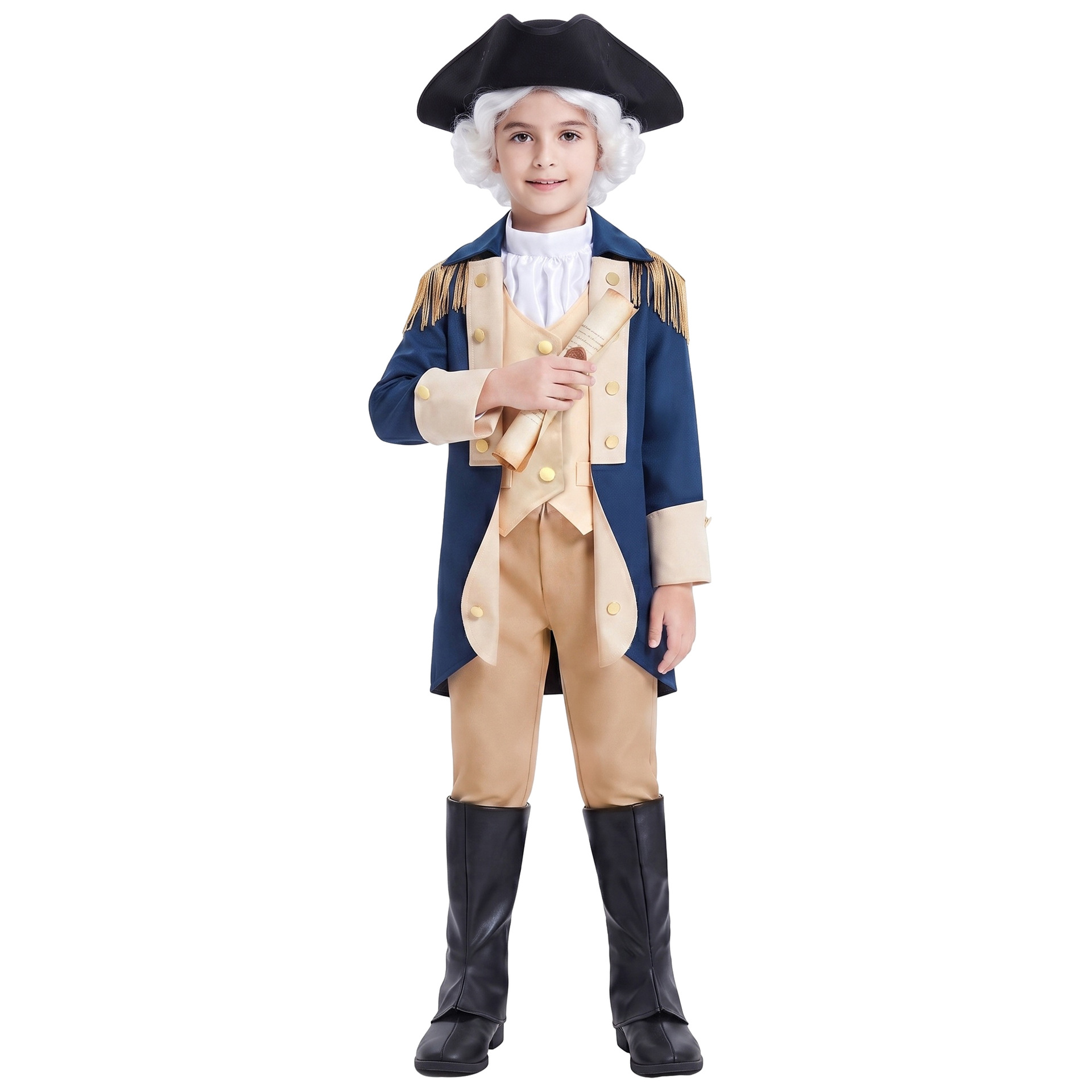 Kids Colonial George Washingto - đánh giá và giá Halloween Costume Kids