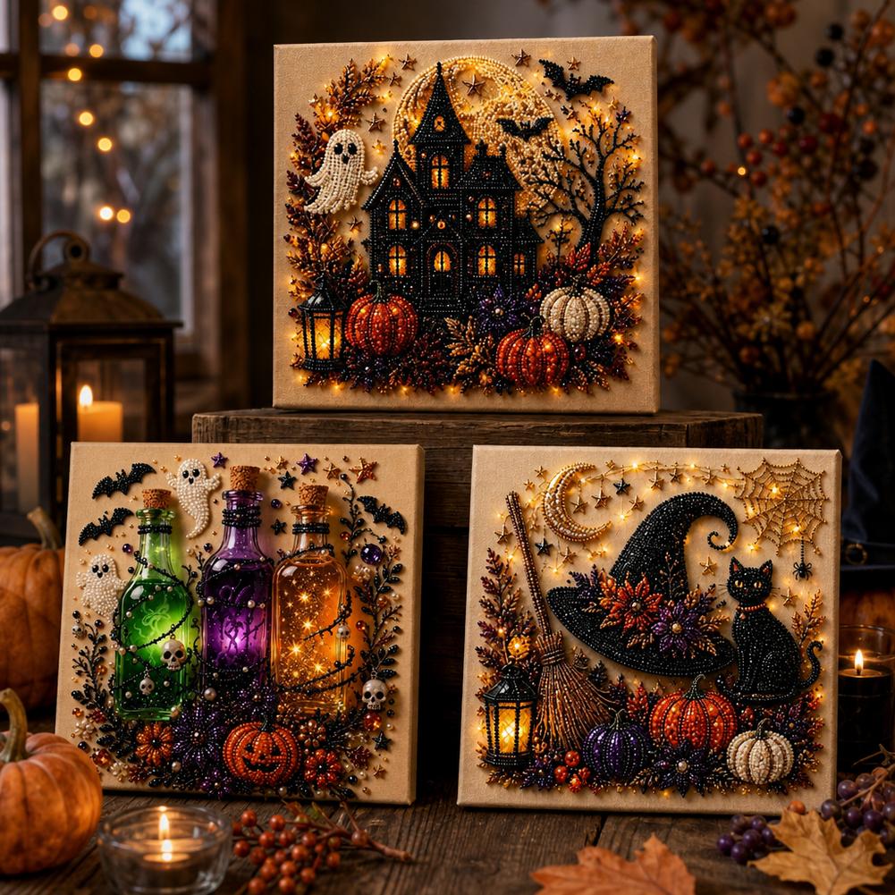 Halloween Ghost & Pumpkin 3D P - đánh giá và giá Pumpkin Lantern Halloween