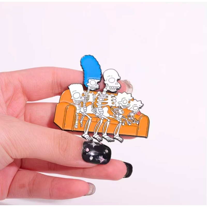 New Cartoon Anime Figure Brooc - đánh giá và giá Halloween Skeleton Decoration
