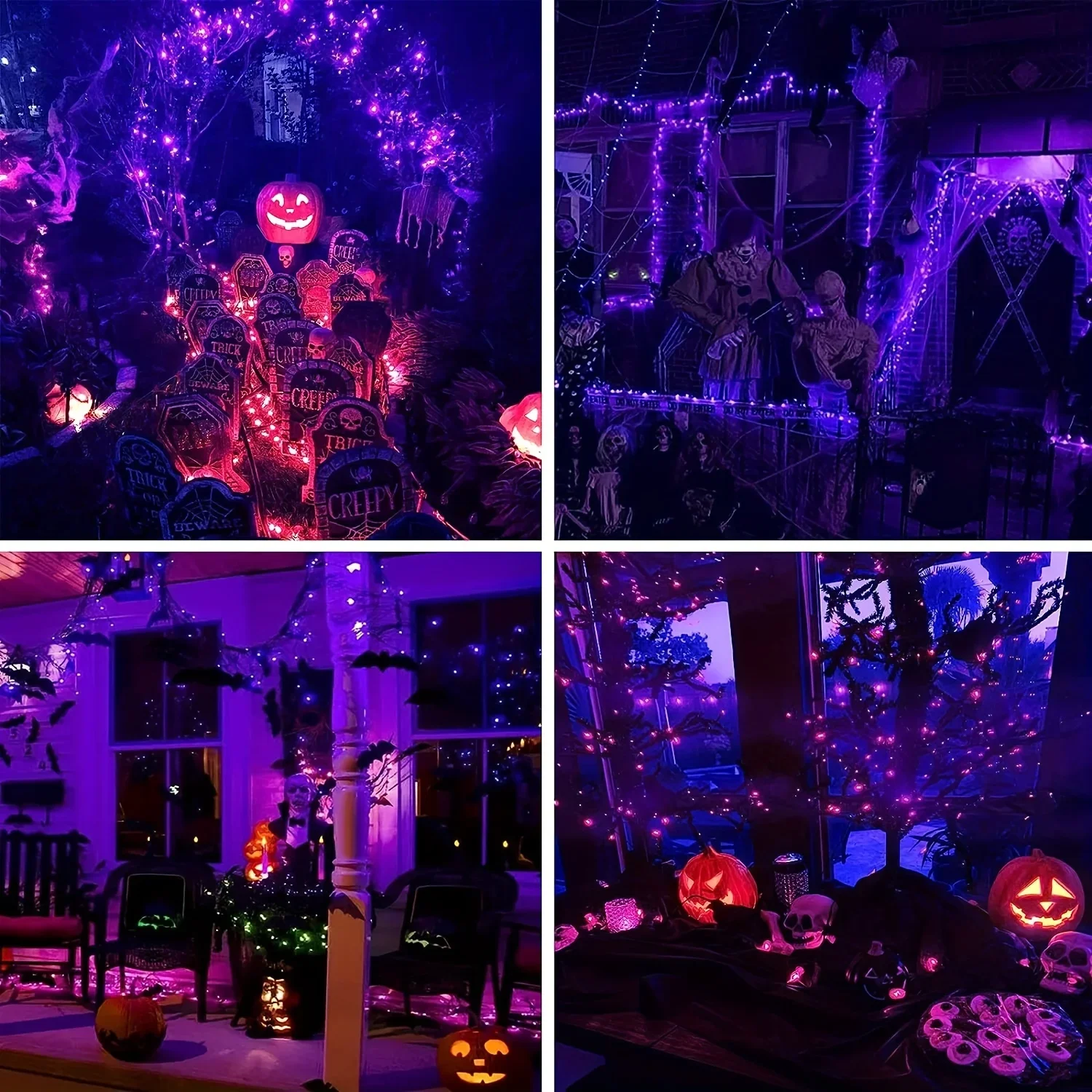 10-120M Copper Wire String Lig - đánh giá và giá Halloween Led String Lights Orange