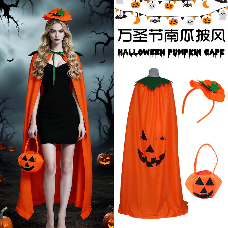 Halloween Pumpkin Costume Cape - đánh giá và giá Pumpkin Lantern Halloween