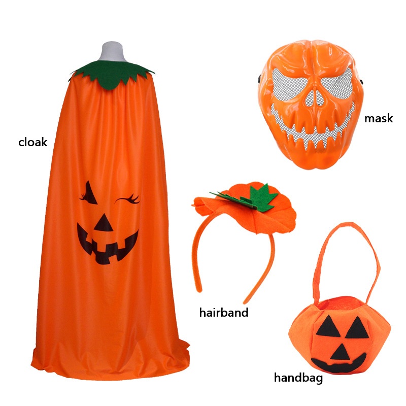 Halloween Pumpkin Costume Cape - đánh giá và giá Pumpkin Lantern Halloween