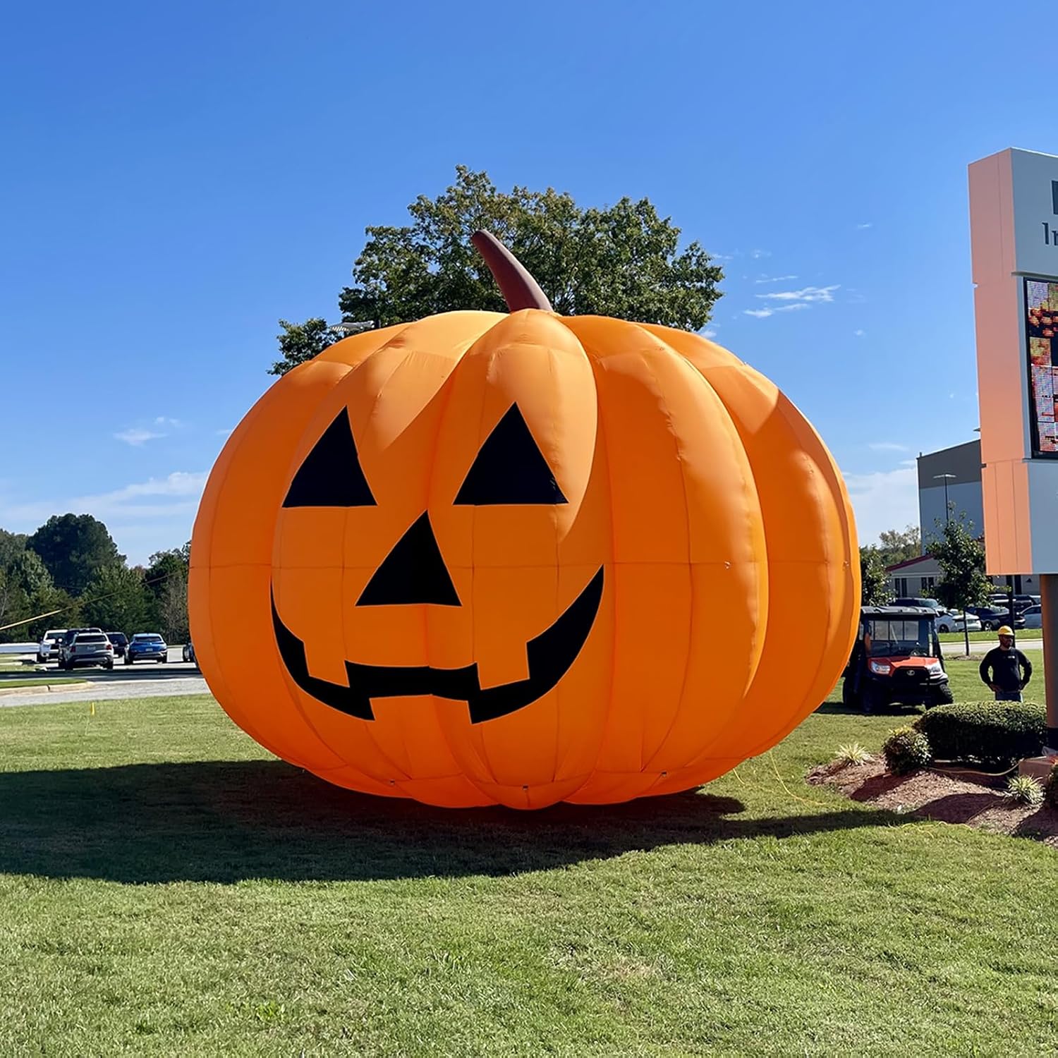 Giant 10Ft Halloween Inflatabl - đánh giá và giá Halloween Pumpkin Decor Led