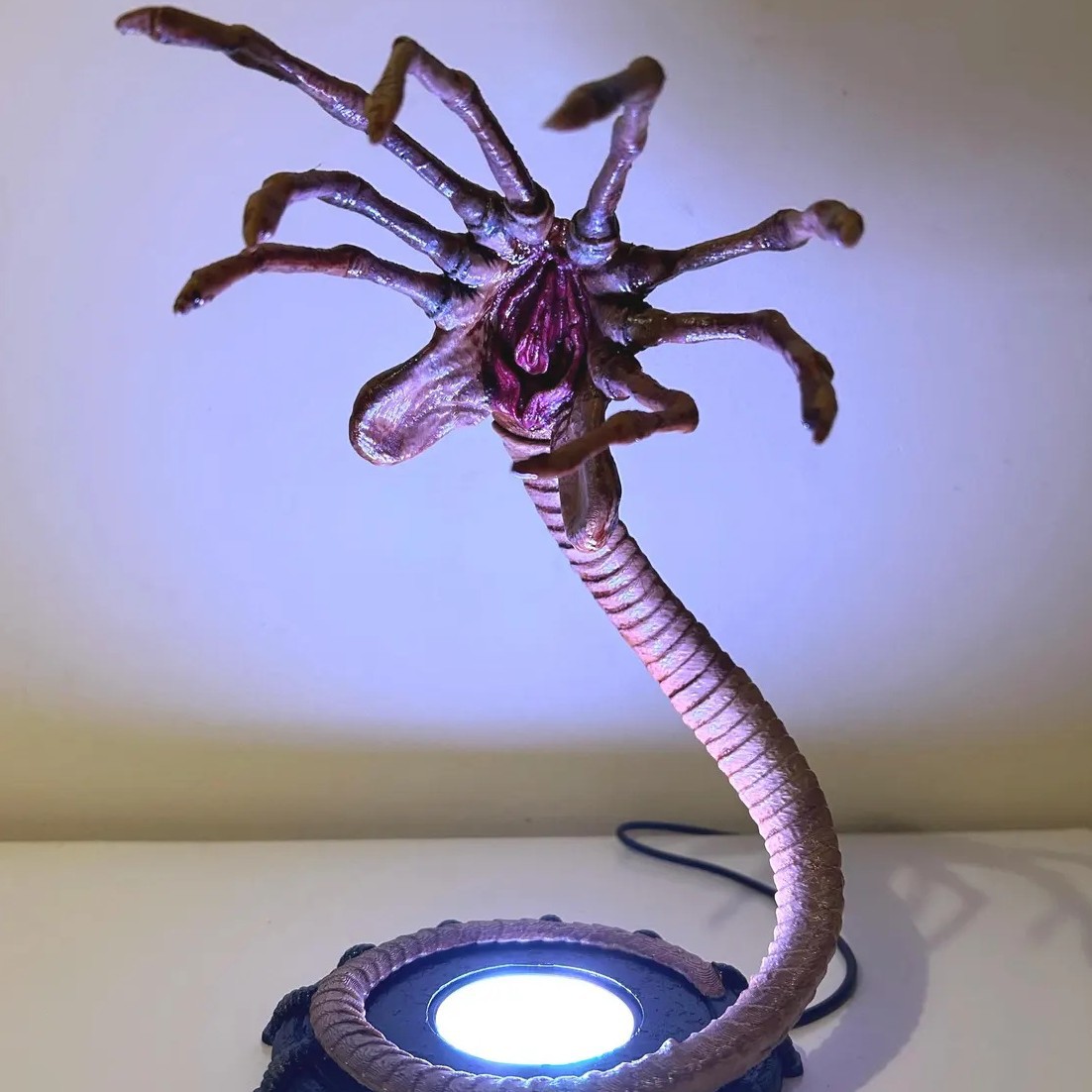 Alien Facehugger Lamp Nightlig - đánh giá và giá Halloween Pumpkin Decor Led
