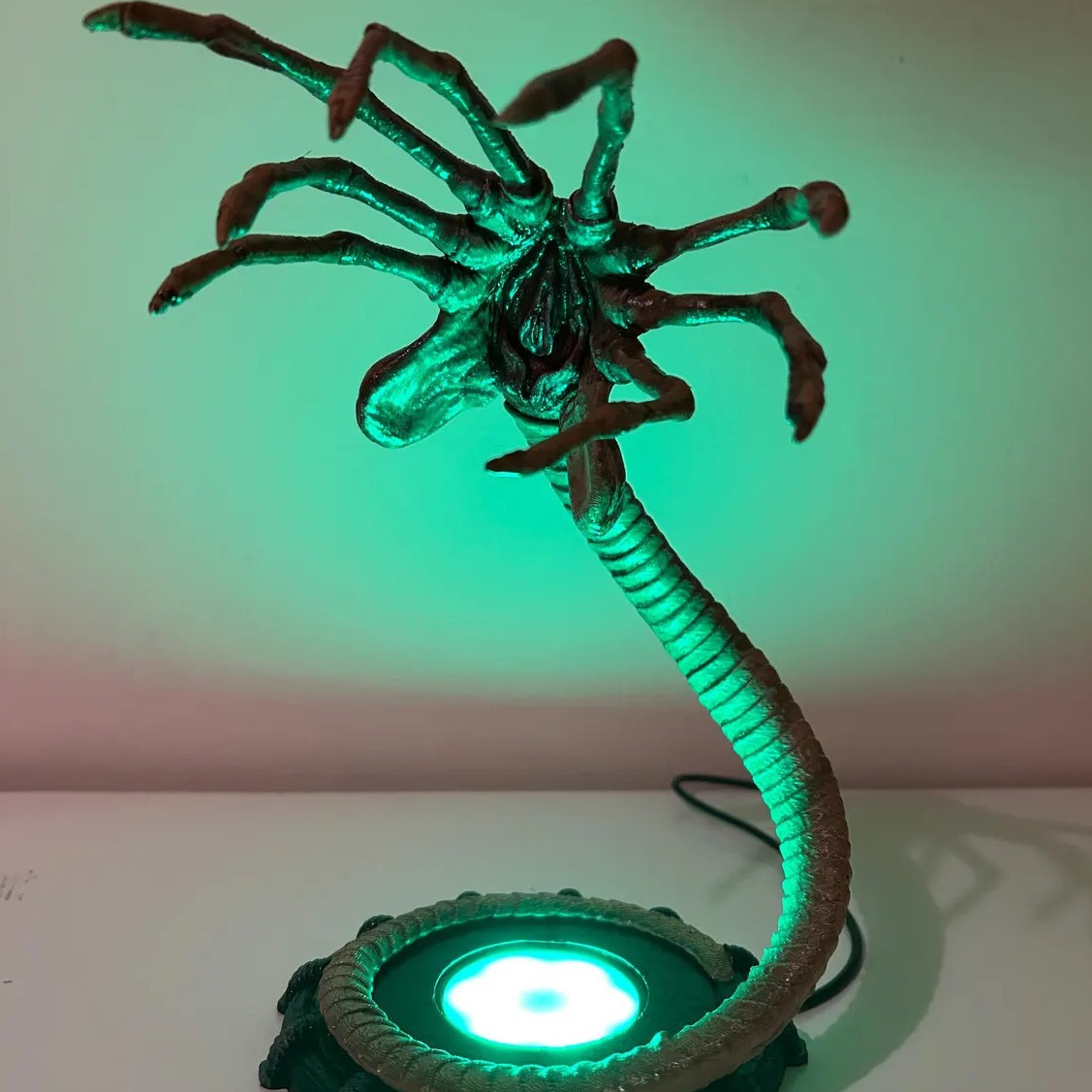 Alien Facehugger Lamp Nightlig - đánh giá và giá Halloween Pumpkin Decor Led
