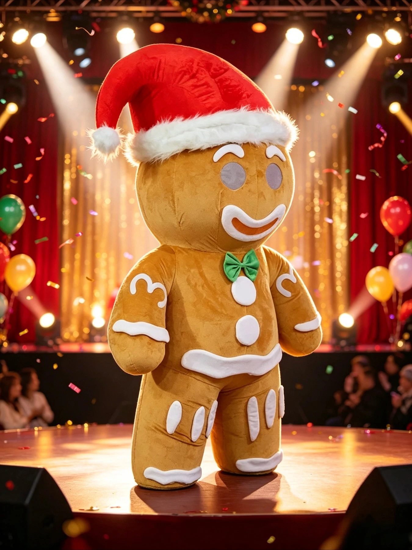 Inflatable Gingerbread Man Cos - đánh giá và giá Halloween Costume Adult