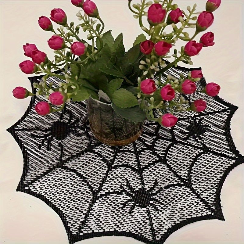 VIKAMA Halloween Black Lace Sp - đánh giá và giá Spider Web Halloween Decoration