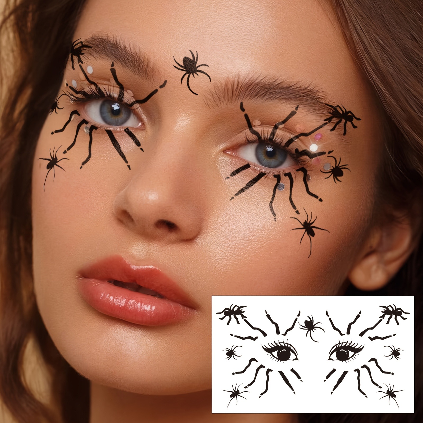 10 pieces of Halloween spider/ - đánh giá và giá Spider Web Halloween Decoration