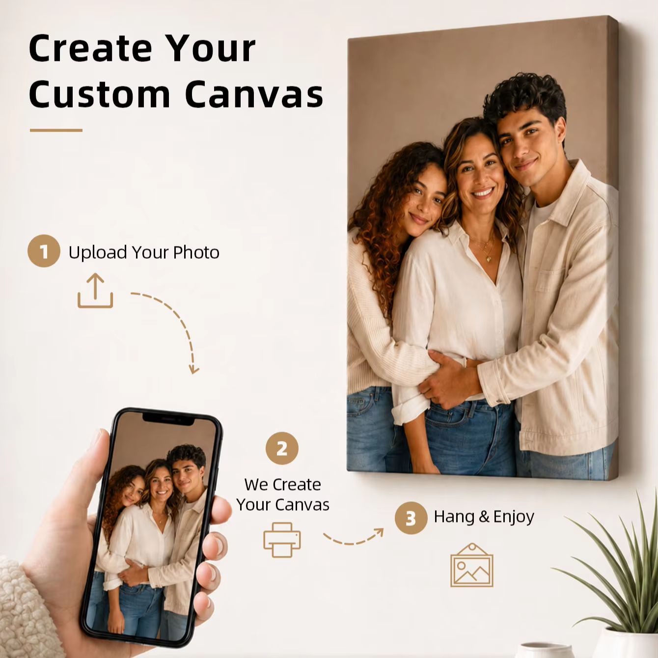 Custom Photo Canvas Print, Per - đánh giá và giá Halloween Party Supplies