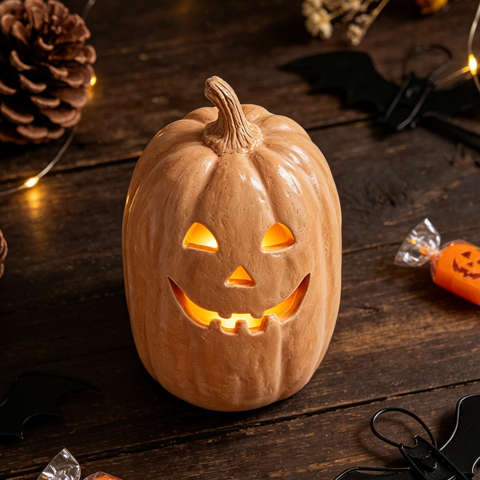 Pumpkin Lanterns Decor Handmad - đánh giá và giá Pumpkin Lantern Halloween