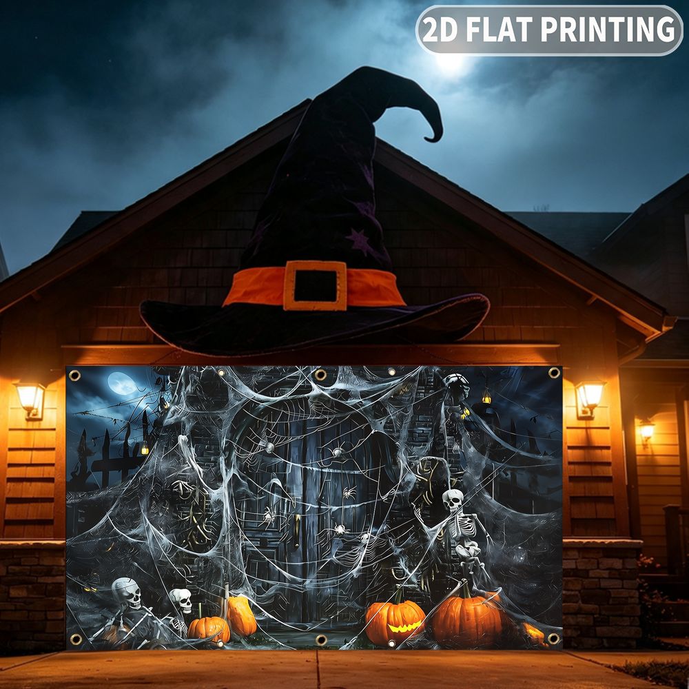 1pc 2D FLAT Halloween Party Ga - đánh giá và giá Spider Web Halloween Decoration