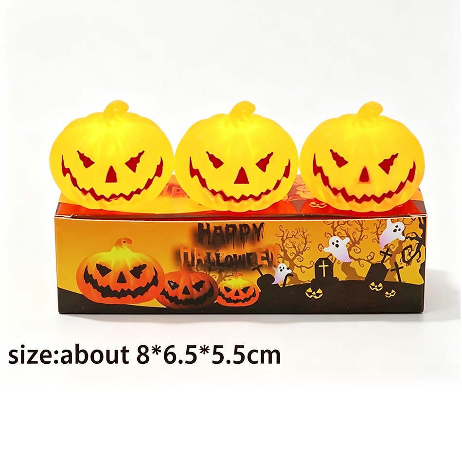 LED Pumpkin Lamp Warm Light Ja - đánh giá và giá Halloween Pumpkin Decor Led